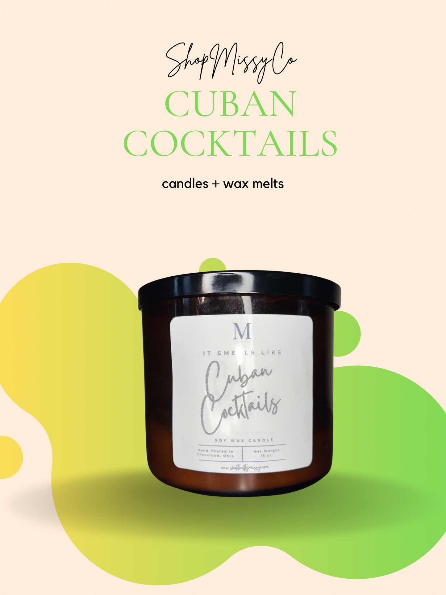 Cuban Cocktail Candle
